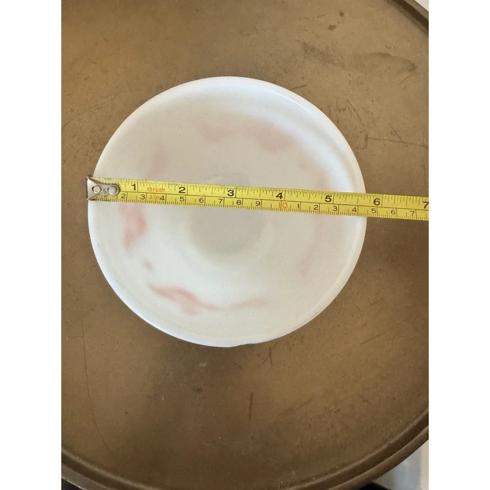 Pyrex Friendship Bird Milk Glass Mixing Bowl Flaw Faded